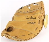 1960s Ernie Banks Chicago Cubs Signed & Inscribed "Mr. Cub" Medalist Store Model First Basemans Mitt (JSA)