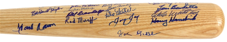 1992 Milwaukee Braves 1957 World Series Champions Multi Signed Adirondack w/ 25 Signatures Including Hank Aaron, Warren Spahn, Eddie Mathews & More (JSA) 39/57