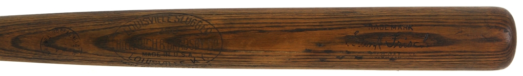 1920s Frank Frisch Giants/Cardinals H&B Louisville Slugger 250 Bone Rubbed Store Model Bat