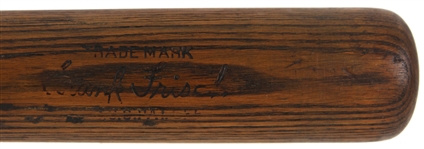 1920's Frank Frisch Giants/Cardinals H&B Louisville Slugger 250 Bone Rubbed Store Model Bat