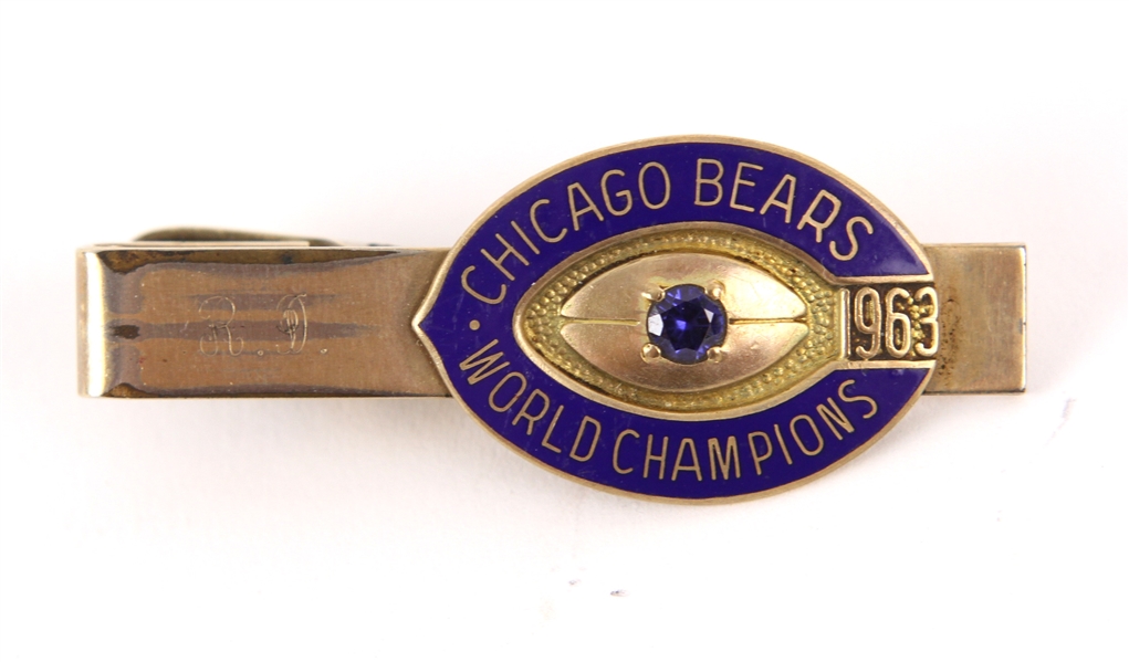 1963 Chicago Bears World Champions Tie Clip