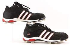 2007 Adam Dunn Cincinnati Reds Game Worn Adidas Cleats (MEARS LOA)