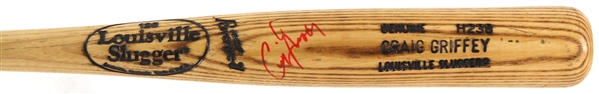 1991-97 Craig Griffey Minor League Signed Louisville Slugger Professional Model Game Used Bat (MEARS LOA/JSA)