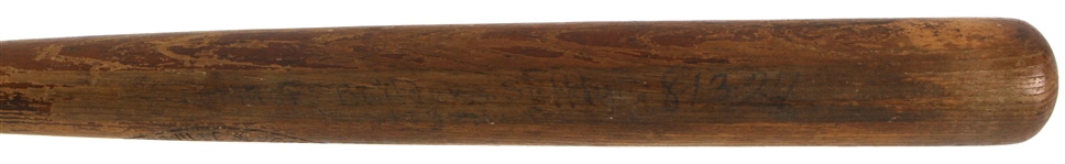 1927 H&B Louisville Slugger 40JD Sidewritten Store Model Decal Bat