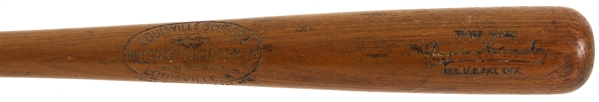 1921-31 Rogers Hornsby Cardinals/Cubs H&B Louisville Slugger 40RH Store Model Bat 