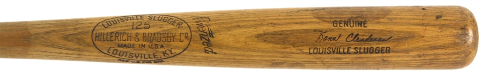 1972 Donn Clendenon St. Louis Caridnals H&B Louisville Slugger Professional Model Game Used Bat (MEARS LOA)