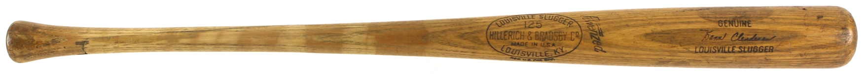 1972 Donn Clendenon St. Louis Caridnals H&B Louisville Slugger Professional Model Game Used Bat (MEARS LOA)