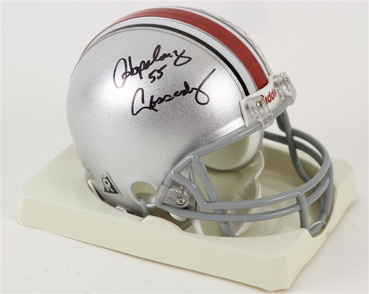 1990s Howard "Hopalong" Cassady Ohio State Buckeyes Signed Mini Helmet (JSA)