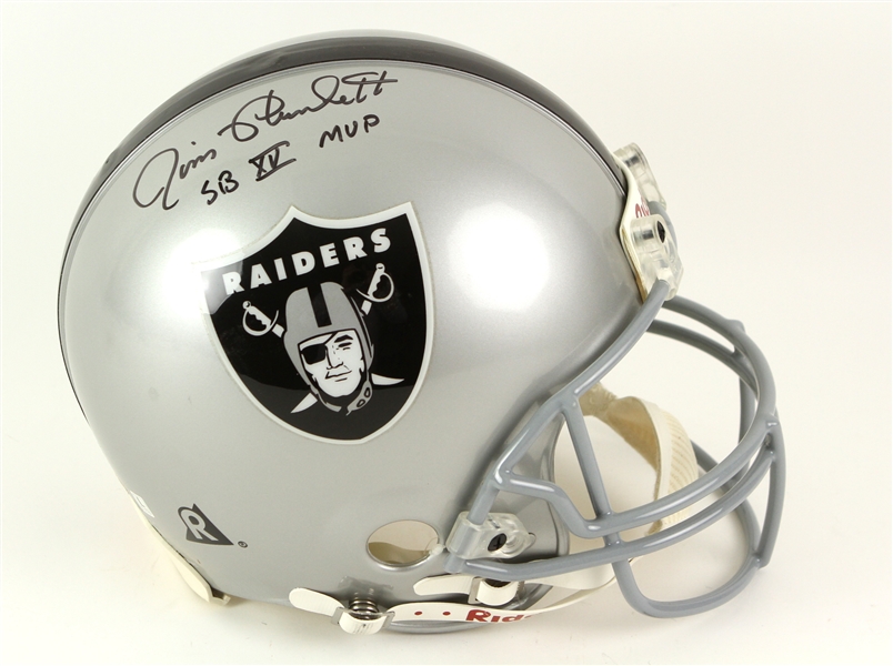2000s Jim Plunkett Oakland Raiders Signed Full Size Helmet (PSA/DNA & TriStar)