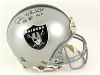 2000s Jim Plunkett Oakland Raiders Signed Full Size Helmet (PSA/DNA & TriStar)