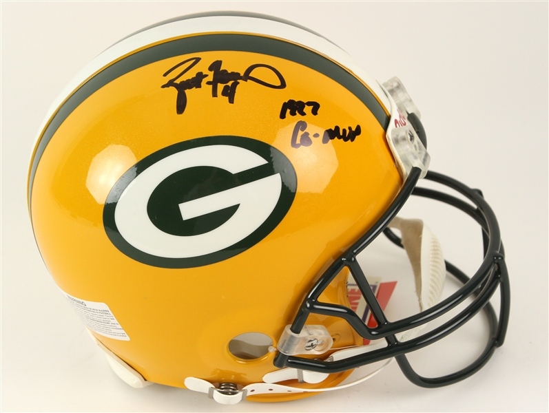 1997 Brett Favre Green Bay Packers Signed Full Size Helmet (JSA)