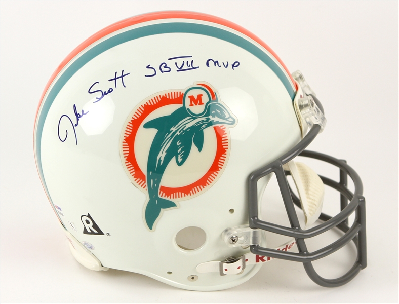 2000s Jake Scott Miami Dolphins Signed Full Size Helmet (PSA/DNA)
