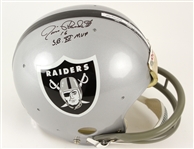 2000s Jim Plunkett Oakland Raiders Signed Full Size Helmet (TriStar)