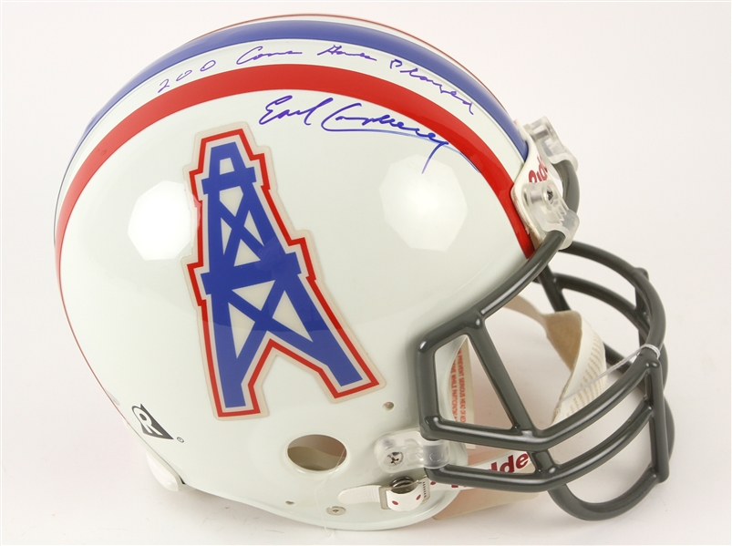 2000s Earl Campbell Houston Oilers Signed Full Size Helmet (TriStar)