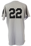 2010 (June 12) Willie Harris Washington Nationals Game Worn 1920 Washington Senators Turn Back The Clock Jersey (MEARS LOA)