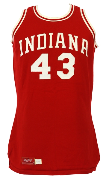 1972-79 Indiana Hoosiers #43 Game Worn Road Jersey (MEARS LOA)