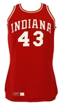 1972-79 Indiana Hoosiers #43 Game Worn Road Jersey (MEARS LOA)