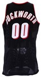 1992-93 Kevin Duckworth Portland Trail Blazers Game Worn Road Jersey (MEARS LOA)