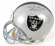 2000s Fred Biletnikoff Oakland Raiders Signed Full Size Helmet (JSA)