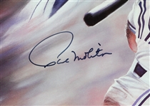 1993 Paul Molitor Brewers/Blue Jays Signed 25 x 33 Framed Artist Proof Lithograph (JSA) 5/40