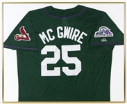 1998 Mark McGwire St. Louis Cardinals 26" x 32" Framed All Star Game Batting Practice Jersey