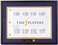 2012 Rory McIlroy PGA Champion Signed 19" x 26" Framed Pin Flag *JSA*