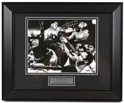 2000s Joe Frazier World Heavyweight Champion Signed 14" x 17" Framed Photo (PSA/DNA)