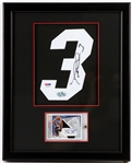 2000s Dwyane Wade Miami Heat Signed 13" x 16" Framed Display (PSA/DNA)