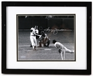 2000s Reggie Jackson New York Yankees Signed 13" x 15" Framed Photo (Steiner)