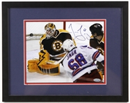 2006 Jaromir Jagr New York Rangers Signed 13" x 15" Framed Record Breaking Goal Photo (Steiner)