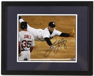 2000s Tino Martinez New York Yankees Signed 12" x 15" Framed Photo (Steiner)