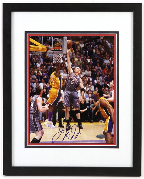 2001-08 Jason Kidd New Jersey Nets Signed 12" x 15" Framed Photo (Steiner)