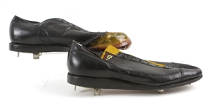 1972-78 Tonny John Los Angeles Dodgers Game Worn Wilson Cleats (MEARS LOA)
