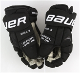 2008-15 Jarret Stoll Los Angeles Kings Game Worn Bauer Gloves (MEARS LOA)