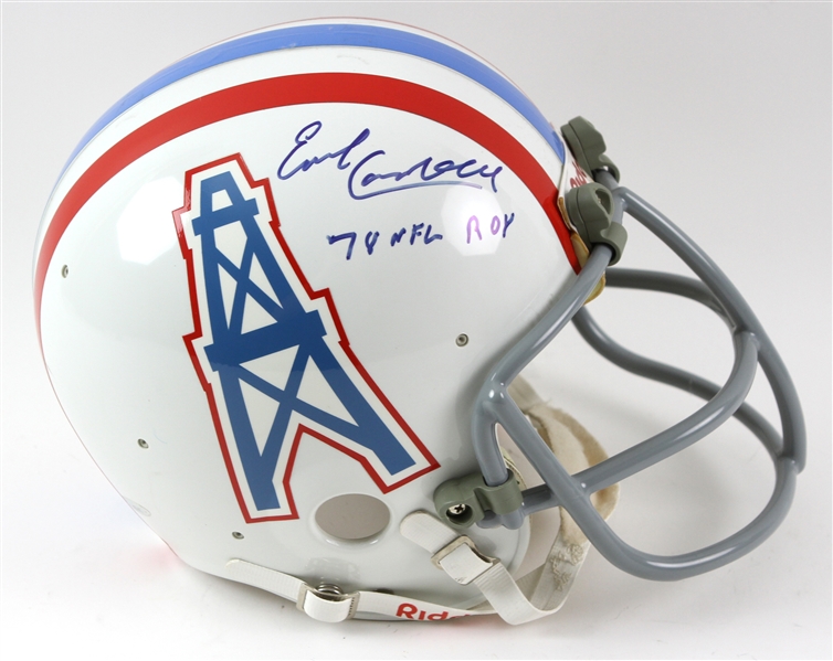 2000s Earl Campbell Houston Oilers Signed Full Size Helmet (TriStar)