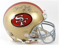 2000s Jerry Rice San Francisco 49ers Signed Full Size Helmet (PSA/DNA & TriStar)