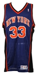1997-98 Patrick Ewing New York Knicks Game Worn Road Jersey (MEARS A10)