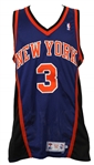 1997-98 John Starks New York Knicks Game Worn Road Jersey (MEARS LOA)