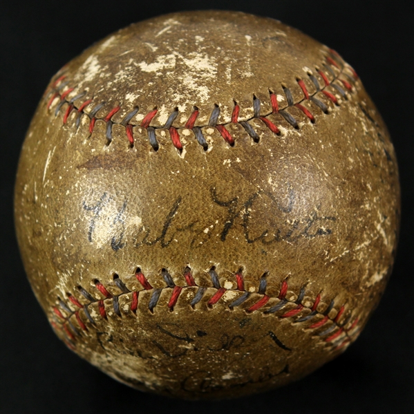 1932 New York Yankees Multi Signed Baseball w/ 13 Signatures Including Babe Ruth, Lou Gehrig, Bill Dickey & More (PSA/DNA Full Letter)