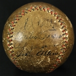 1932 New York Yankees Multi Signed Baseball w/ 13 Signatures Including Babe Ruth, Lou Gehrig, Bill Dickey & More (PSA/DNA Full Letter)