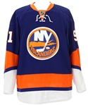 2009-11 John Tavares New York Islanders Game Worn Home Jersey (MEARS LOA/Team Letter)