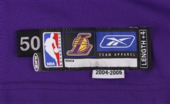 2004-05 Kobe Bryant Los Angeles Lakers Game Worn Road Jersey (MEARS LOA)