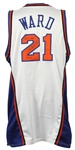 1997-98 Charlie Ward New York Knicks Signed Game Worn Home Jersey (MEARS A10/JSA)