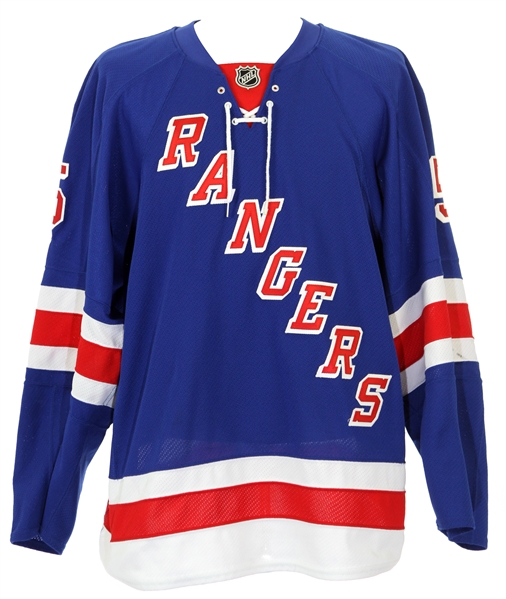 2008-09 Daniel Girardi New York Rangers Game Worn Home Jersey (MEARS LOA/MeiGray)