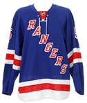 2008-09 Daniel Girardi New York Rangers Game Worn Home Jersey (MEARS LOA/MeiGray)