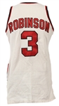 1989-90 Cliff Robinson Portland Trail Blazers Game Worn Home Jersey (MEARS LOA) Rookie Season