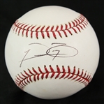 2005-11 Prince Fielder Milwaukee Brewers Signed OML Selig Baseball (JSA)