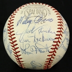1964 New York Mets Team  Signed ONL Giles Baseball w/ 22 Signatures Including Casey Stengel & More (JSA)