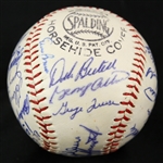 1961 Chicago Cubs Team Signed Baseball w/ 30 Signatures Including Ernie Banks, Richie Ashburn, Ron Santo, Billy Williams & More (JSA)