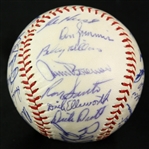 1961 Chicago Cubs Team Signed Baseball w/ 30 Signatures Including Ernie Banks, Richie Ashburn, Ron Santo, Billy Williams & More (JSA)